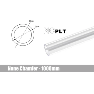Bitspower None Chamfer PETG Link Tube OD14MM-Length 1000MM BP-NCPLT14-L1000