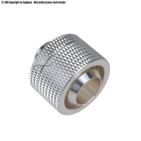 Bitspower złączka prosta SK 13/19 G1/4" True Silver BP-SLCPF-CC5