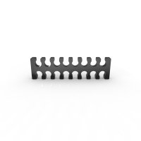 E22 16-Slot Cable Comb 4mm - black