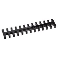 E22 24-Slot Cable Comb 4mm - black