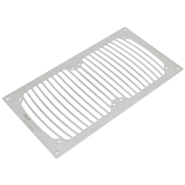 Aquacomputer mounting plate for airplex modularity system 240 and radical/PRO/XT 240, brushed stainless steel