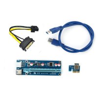 Riser PCI-Express 1x - 16x USB 3.0 Sata