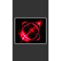 Sunbeam Led Fan Grill 80mm Quake III czerwony