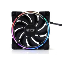 XSPC RGB Series 120mm Fan - PWM 800-2200RPM - 5V 3Pin Addressable RGB