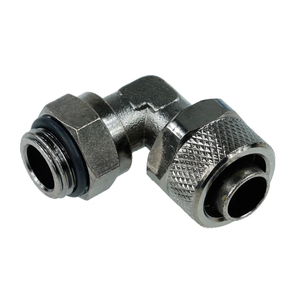 Złączka kątowa 90° SK 10/13 G1/4" niklowana na czarno (2)