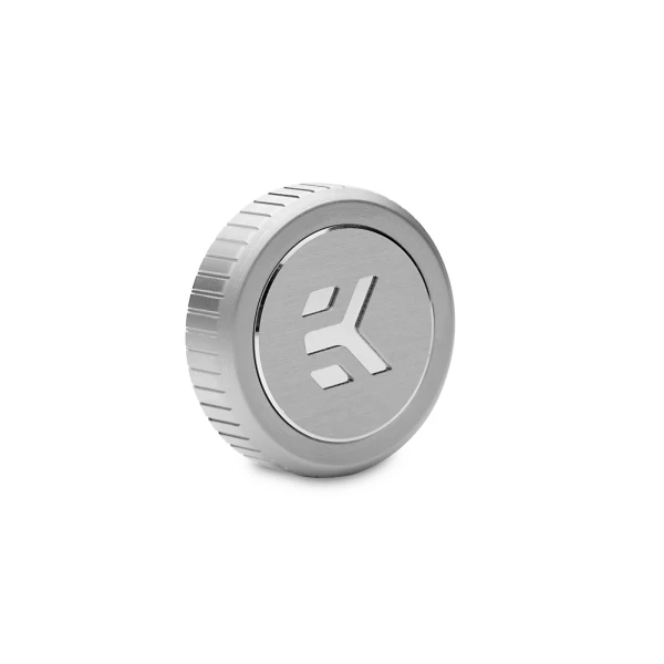 EK Water Blocks EK-Quantum Torque Plug w/Badge - Satin Titanium