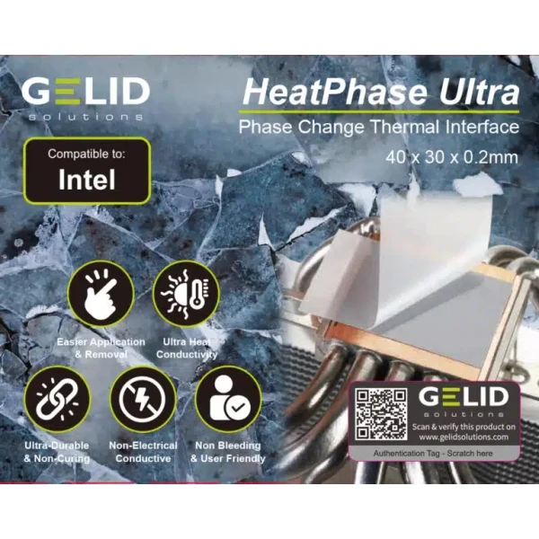Gelid HeatPhase Ultra Intel PTM PH-GC-02-I