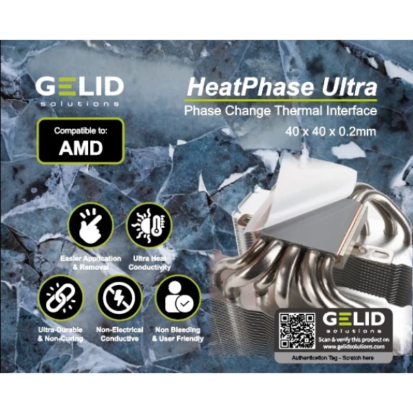 Gelid HeatPhase Ultra AMD PTM PH-GC-01-A