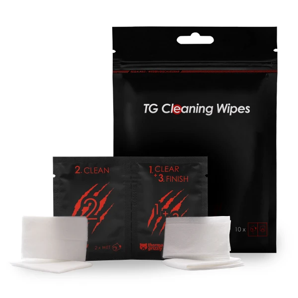 Thermal Grizzly cleaning wipes for CPUs - 10 pcs.