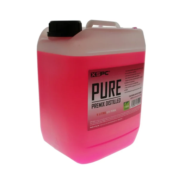 XSPC PURE Premix Distilled 5 Litre Container - UV Pink