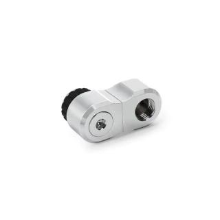 Alphacool Apex Grip offset 27mm 2x 90° OT/IT G1/4 rotatable chrome