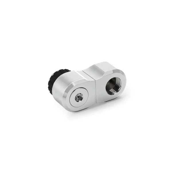 Alphacool Apex Grip offset 27mm 2x 90° OT/IT G1/4 rotatable chrome