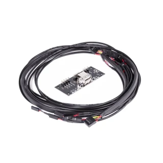 Alphacool Front I/O-Panel with USB 2.0 and cable kit for Servercases