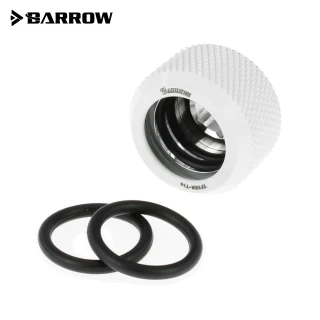 Barrow G1/4 - 16mm OD Twin Seal Hard Tube Compression Fitting - White