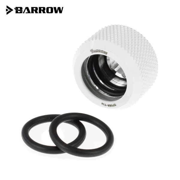 Barrow G1/4 - 16mm OD Twin Seal Hard Tube Compression Fitting - White