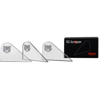 Thermal Grizzly Scraper, acrylic - 3 pieces, transparent