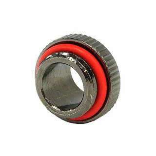 Adapter G1/4" na G1/4" niklowany na czarno
