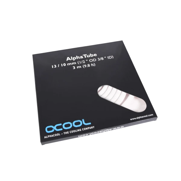 Alphacool AlphaTube HF 10/13 - UV white 3m Retailbox