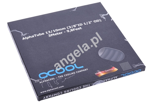 Alphacool AlphaTube HF 10/13 - UV black 3m Retailbox