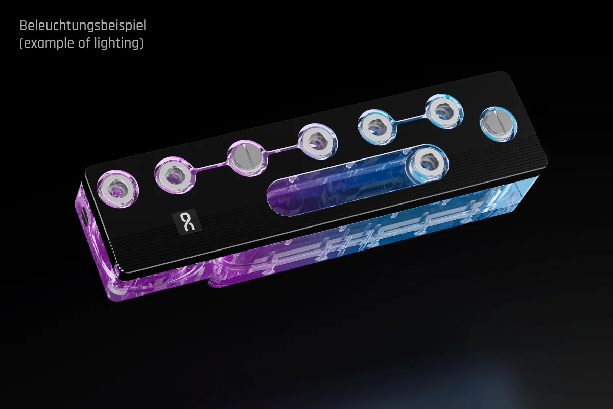 Alphacool Apex Distro Plate North XL D5/DDC Black