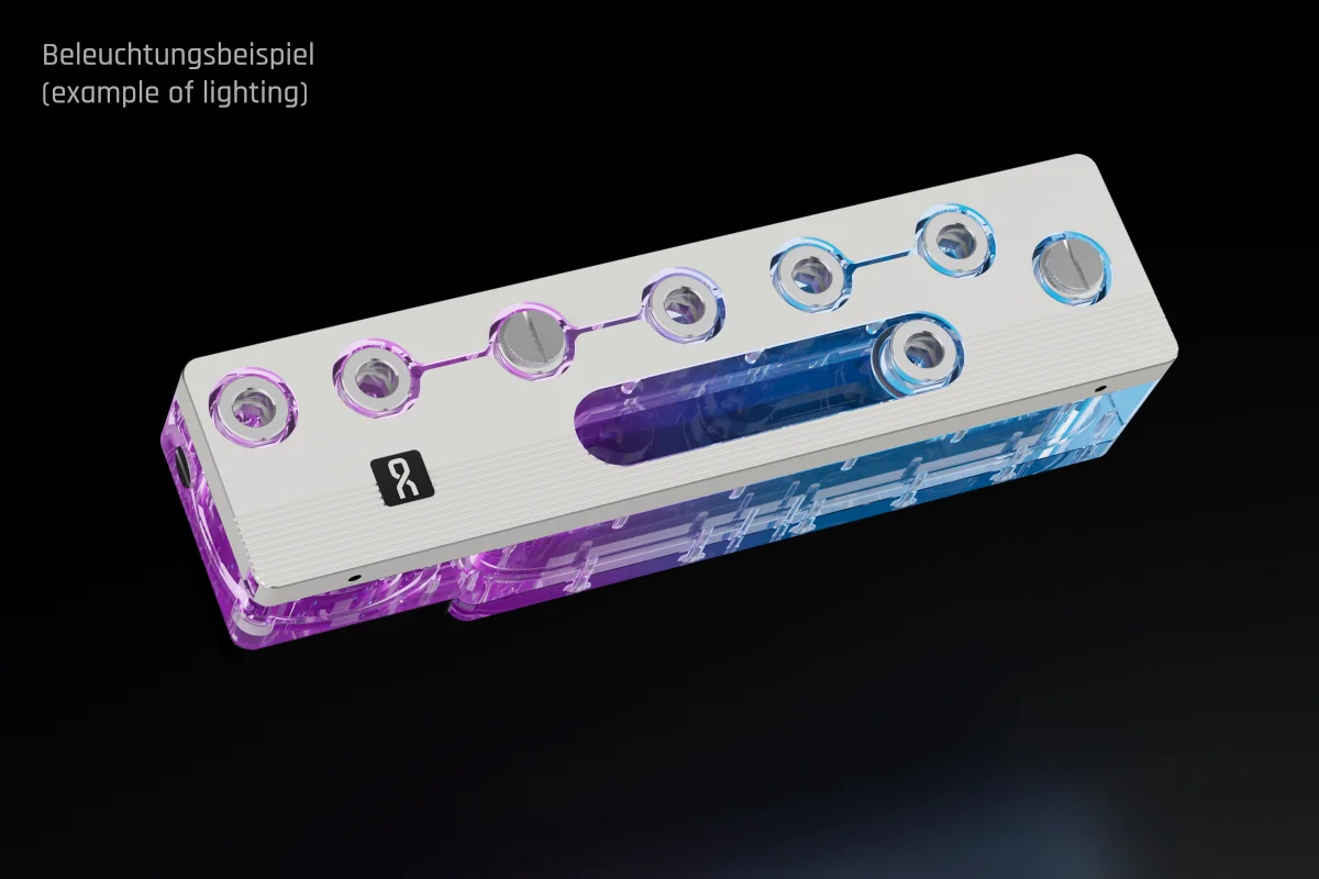 Alphacool Apex Distro Plate North XL D5/DDC White