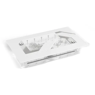 Alphacool Apex Distroplate Dark Base Pro 901 White with Apex Pump