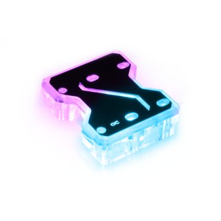 Alphacool Aurora GPX SLI Connector Dual X3 - Plexi - Digital RGB
