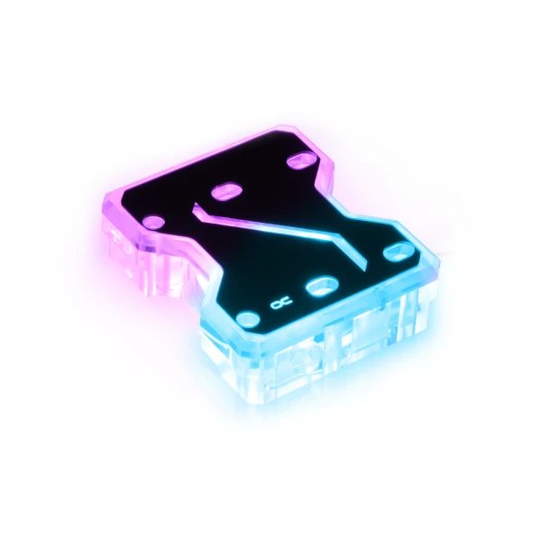 Alphacool Aurora GPX SLI Connector Dual X3 - Plexi - Digital RGB