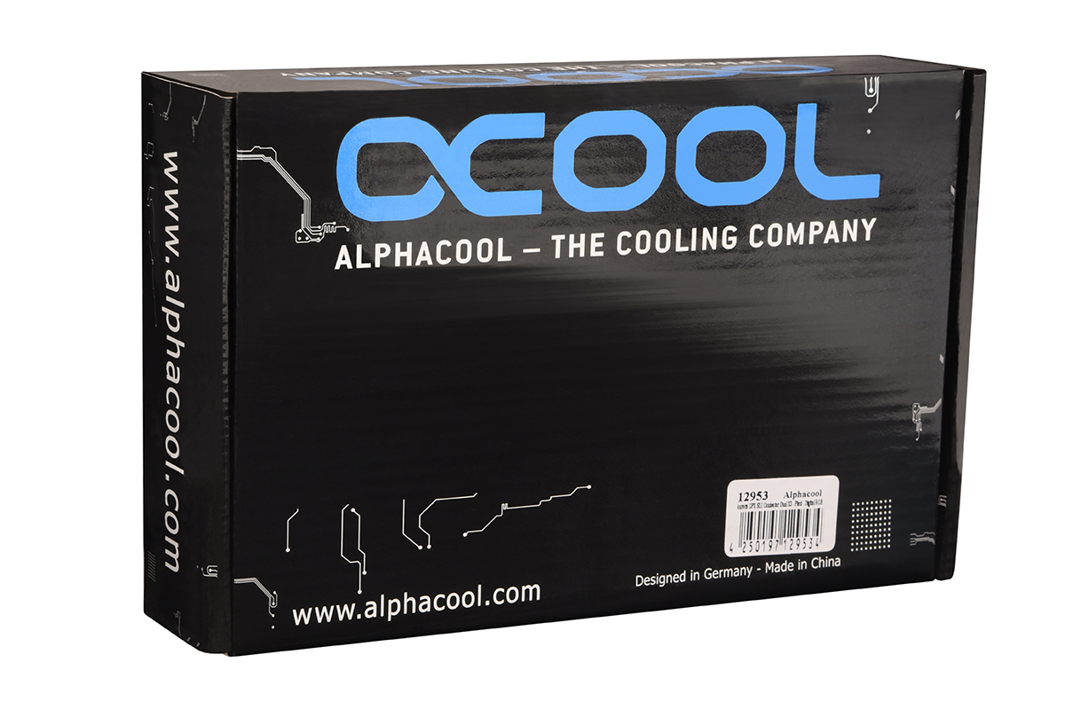 Alphacool Aurora GPX SLI Connector Dual X3 - Plexi - Digital RGB
