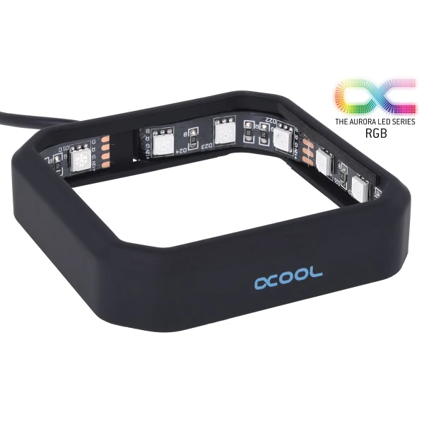 Alphacool Aurora XPX RGB frame - black