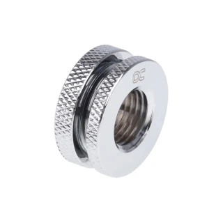 Alphacool bulkhead connector short version G1/4 - chrome