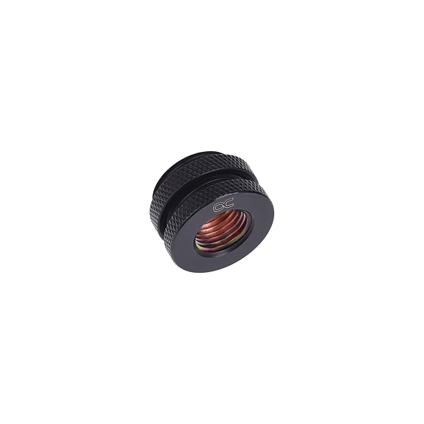 Alphacool bulkhead connector G1/4 - deep black