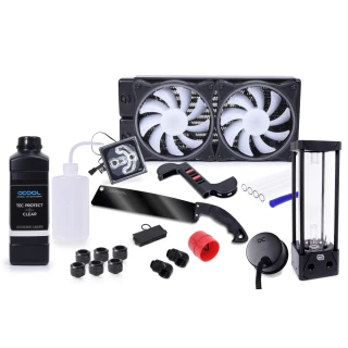 Alphacool Core Hurrican 240mm XT45 HardTube water cooling Set