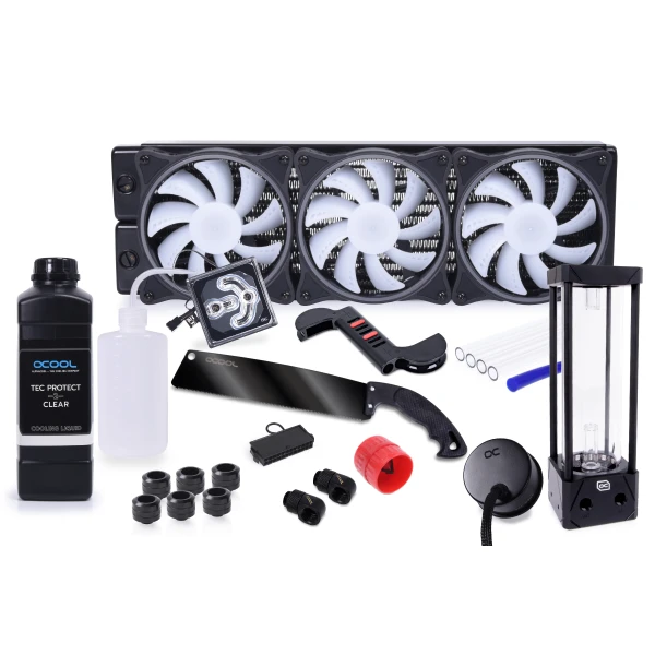 Alphacool Core Hurrican 360mm XT45 HardTube water cooling Set