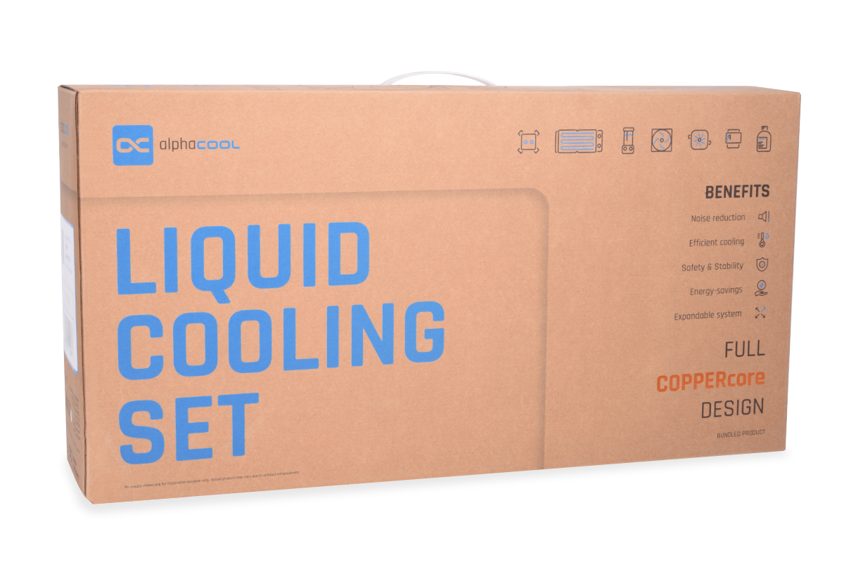 Alphacool Core Hurrican 420mm XT45 HardTube water cooling Set