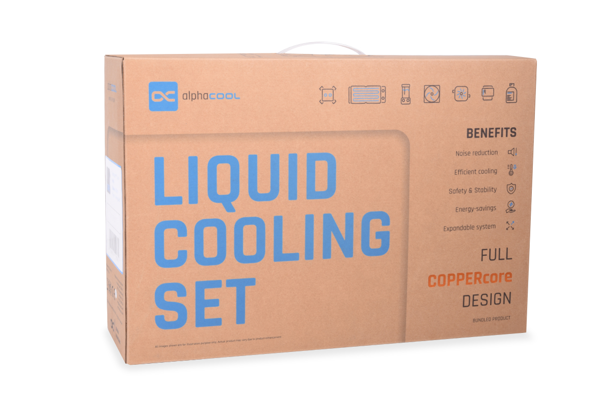 Alphacool Core Wind 240mm ST30 water cooling Set