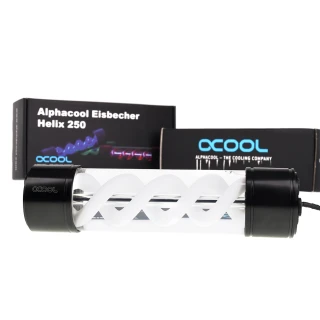 Alphacool Eisbecher Helix 250mm reservoir - black/white