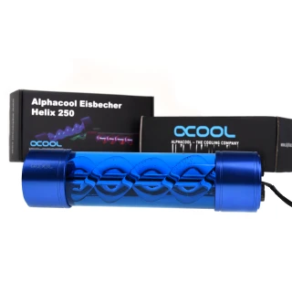 Alphacool Eisbecher Helix 250mm reservoir - blue