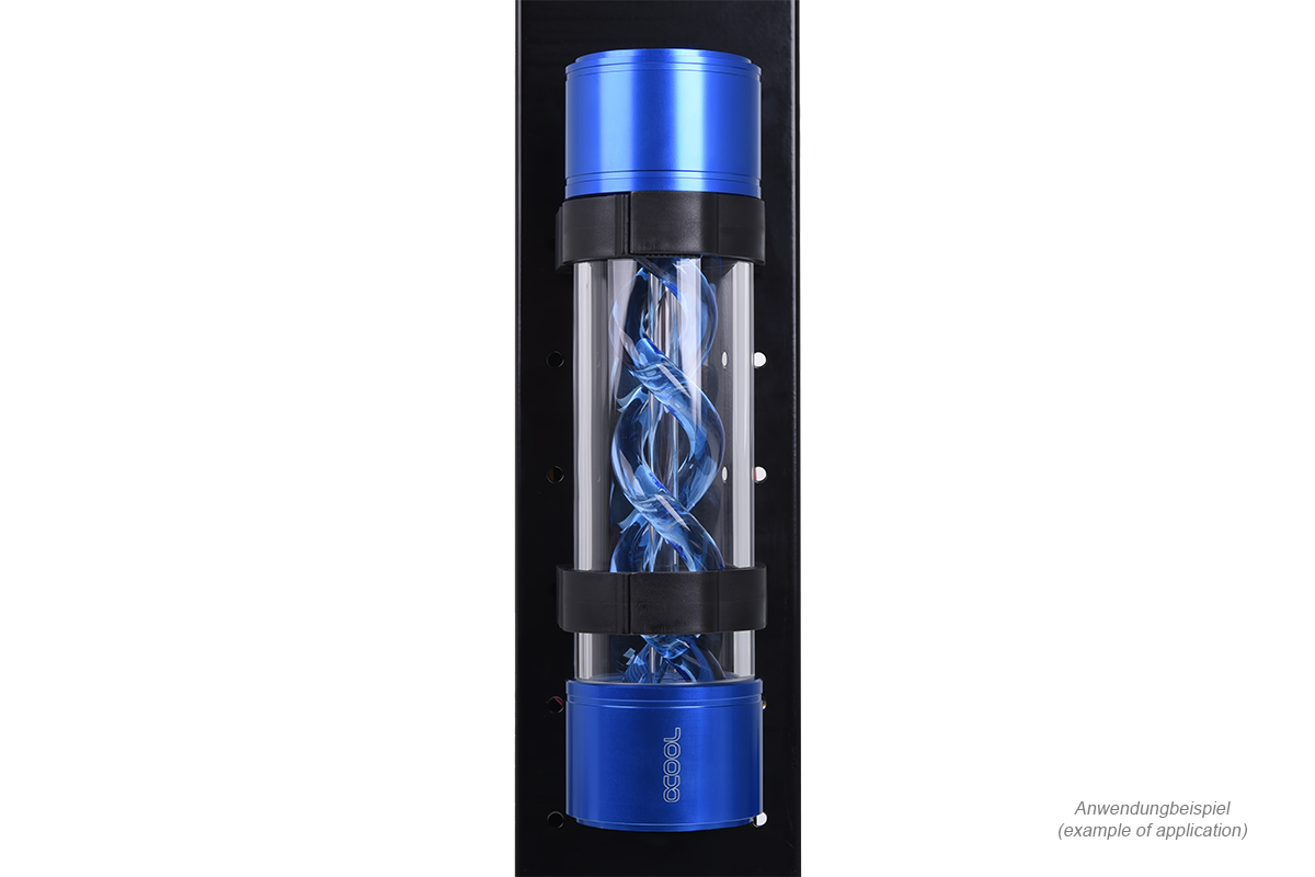 Alphacool Eisbecher Helix 250mm reservoir - blue