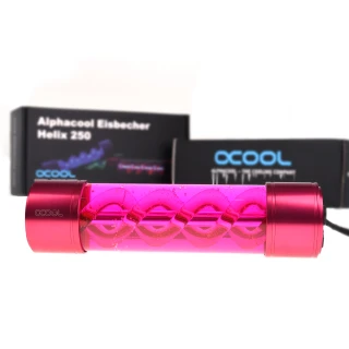 Alphacool Eisbecher Helix 250mm reservoir - red