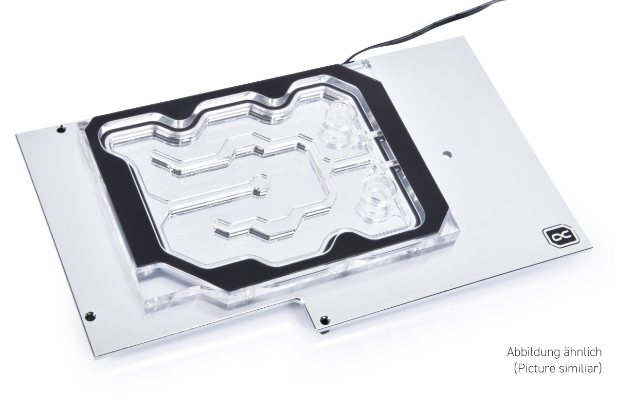 Alphacool Eisblock Aurora GPX-N Acryl Active Backplate 3090 TI Founders Edition