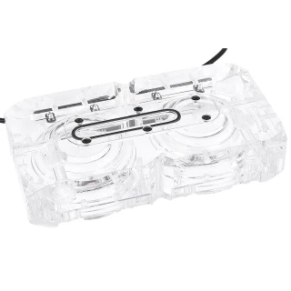 Alphacool Eisdecke D5 dual plexi top