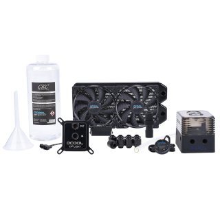 Alphacool Eissturm Gaming Copper 30 2x120mm - complete kit