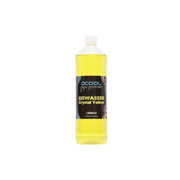 Alphacool Eiswasser Crystal Yellow UV 1000ml