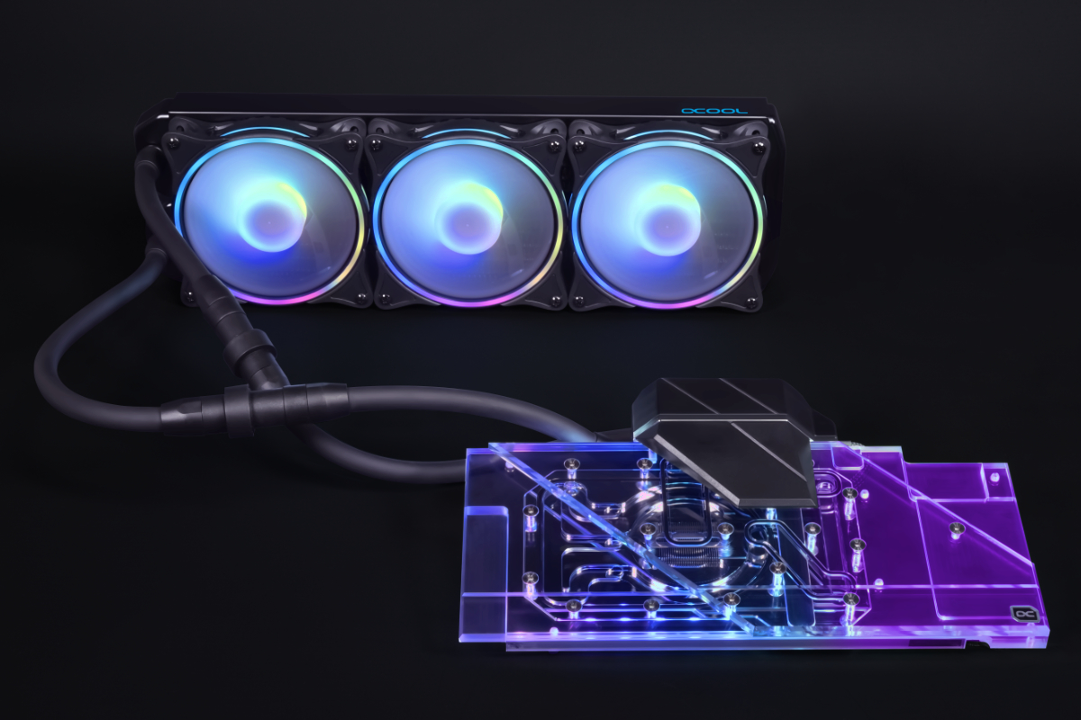 Alphacool Eiswolf 2 AIO - 360mm Radeon RX 6800/6800XT Strix/TUF with Backplate