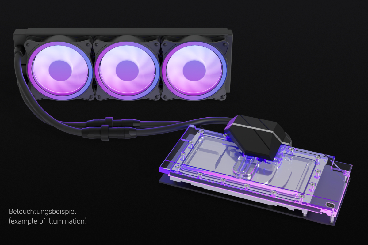 Alphacool Eiswolf 2 AIO - 360mm RTX 3090TI Suprim X with Backplate :: ..::   ::..