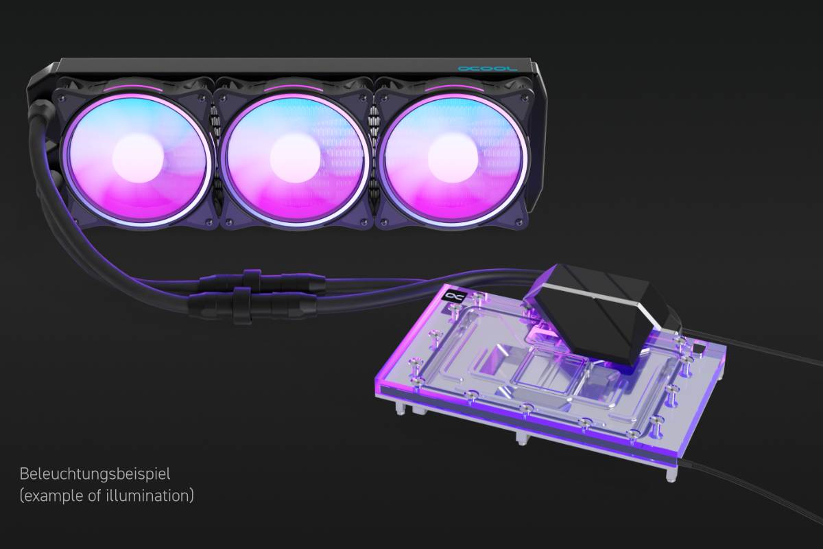 Alphacool Eiswolf 2 AIO - 360mm RTX 4080 Reference Design with Backplate