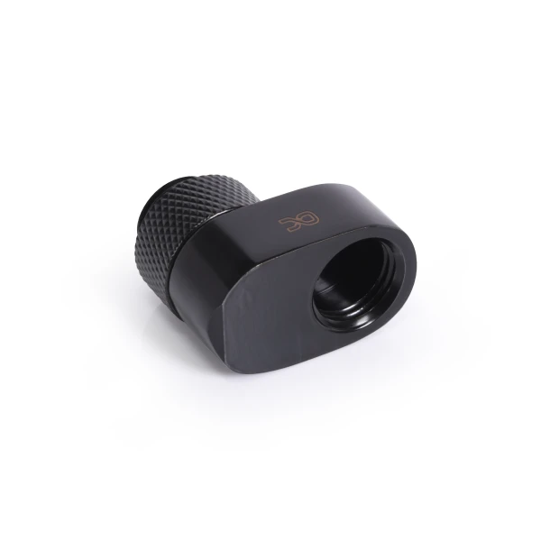 Alphacool Eiszapfen 16mm off set fitting rotatable G1/4 OT to G1/4 IT - black