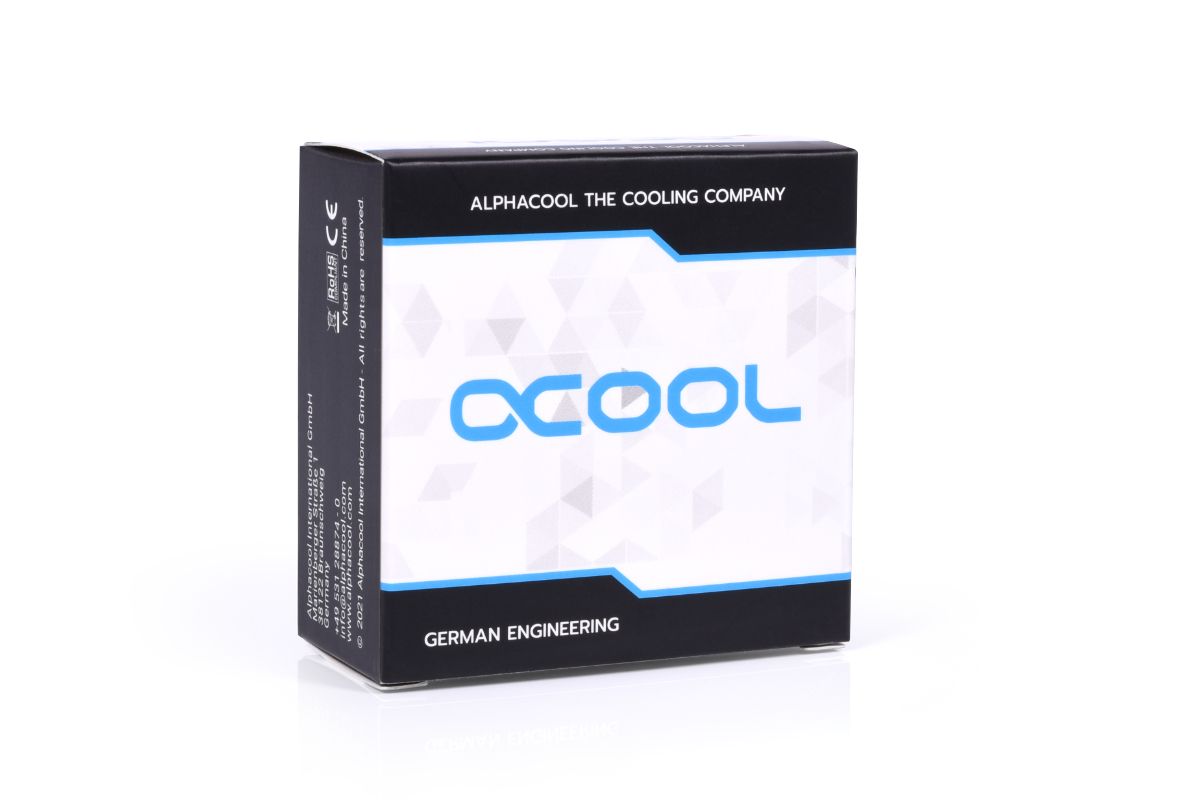 Alphacool Eiszapfen 20mm L-connector G1/4 IT to G1/4 IT - chrom