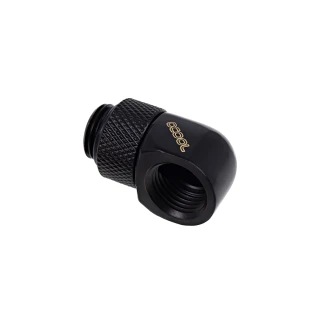 Alphacool Eiszapfen adapter obrotowy 90° G1/4" na IG1/4" - Deep Black